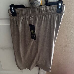 Athletic Works Men's Beige Athletic Shorts